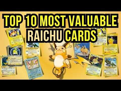 Top 10 Most Valuable Raichu Cards!