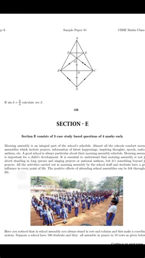 sample paper Mathematics class 10th. smart preparation. #10thboardexams #boardexamination