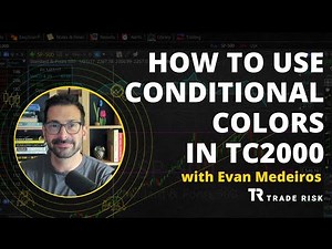 TC2000 Conditional Colors | How to use conditions to change the colors of price bars & indicators