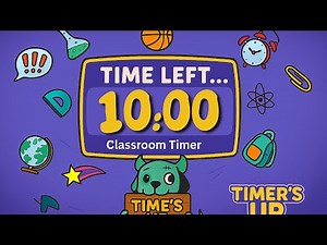 10 Minute Countdown Timer | Study, Work & Focus Timer