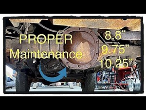Ford Truck 8.8 9.75 10.25" Rear Differential Service | Fluid Change | BRONCO OBS F150 F250 F350