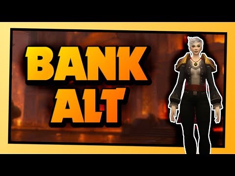 WOW how to setup a Banking Character | WOW Bank alt guide