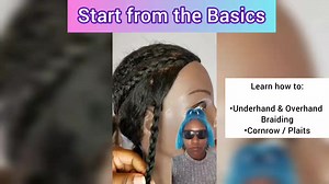 How to Under/Overhand & Cornrow Braid for beginners! Step by Step 🔥 | Shantes Epilation