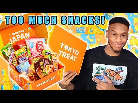 Mystery Box Filled With Snacks Tokyo Treat Box Unboxing