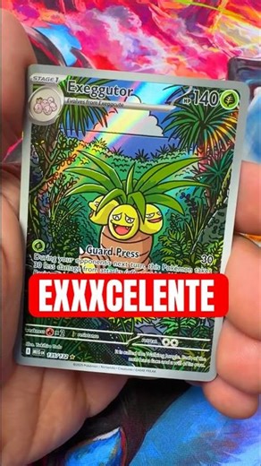 Exeggutor Illustration RARE! Mega Evolution #shorts #pokemon #pokemoncards #pokemontcg