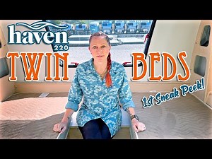 TWIN BEDS! 2026 Haven 220 Trailer by nuCamp - Sneak Peek!