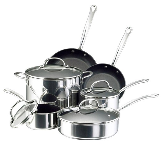 Reviews for Farberware Millennium 10-Piece Cookware Set in Stainless Steel | Pg 3 - The Home Depot