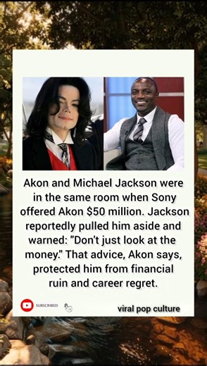 Why Michael Jackson Told Akon to REJECT $50 Million! 😱 #Shorts