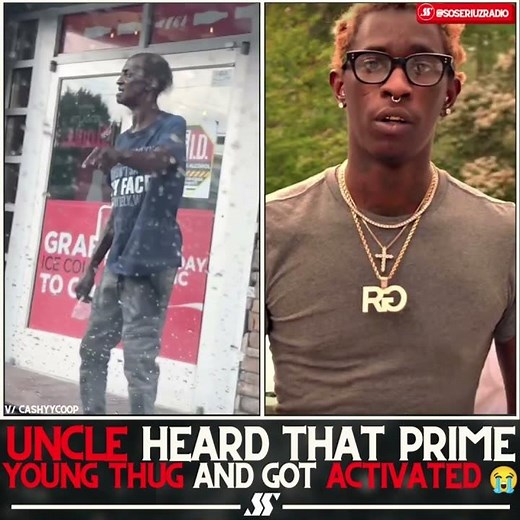 UNCLE ACTIVATED LIKE A SLEEPER AGENT WHEN YOUNG THUG STARTED PLAYING! 😭