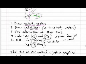 Dynamics - Instantaneous Center of Zero Velocity notes