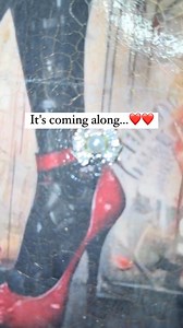 27K views · 564 reactions | This fun thrifty frame makeover is getting the final touches with lots of ruby red rhinestones! #sparkle #creative #makeover | Royale Funky Junque | Facebook