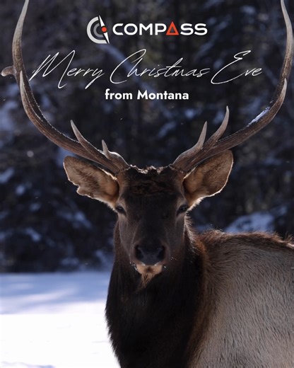 From our snowy corner of Montana to yours, wishing you a peaceful and joyful Christmas Eve. ❄️ | Compass Construction, LLC | Facebook