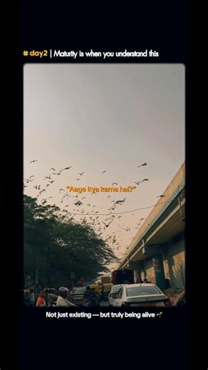 Not just existing — but truly being alive 🌱