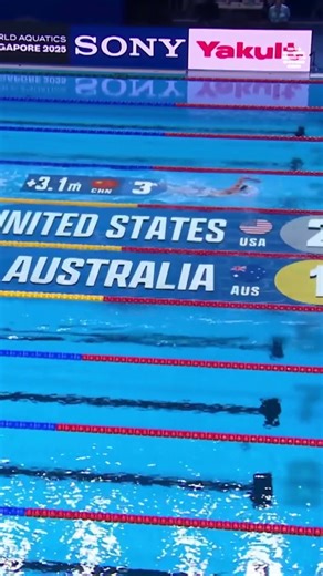 Mollie O'Callaghan Wins the Gold Medal for Australia #MollieOCallaghan #goldmedal #swim #Australia