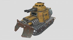Factorio Tank "Chaffe" - Download Free 3D model by barking_dogo