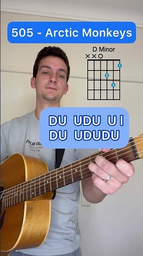 How to play 505 by Arctic Monkeys (EASIEST Guitar Tutorial)