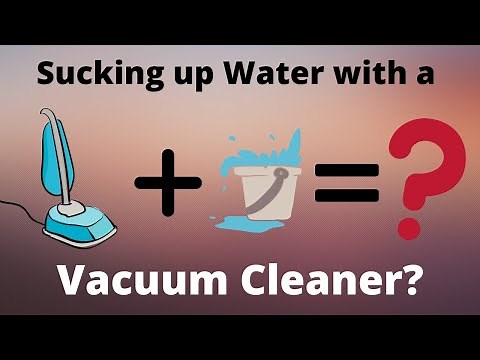 What Happens when a Regular Vacuum Sucks up Water?