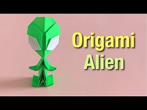 HOW TO ORIGAMI ALIEN | PAPER CRAFTS