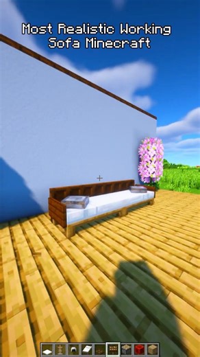Ultimate Working Sofa in Minecraft! 🛋️✨ Functional Build #minecraft