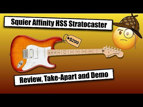 2021 Squier Affinity FMT HSS Stratocaster - Review, Take-Apart, Demo