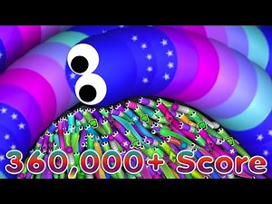 Slither.io A.I. 360,000+ Score Epic Slitherio Best Gameplay! #8