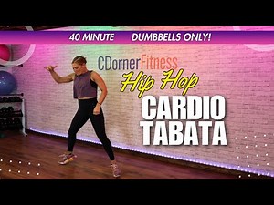 40-Minute Hip Hop Tabata Cardio Workout with Dumbbells