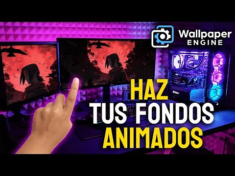 Create your OWN ANIMATED BACKGROUNDS with WALLPAPER ENGINE and UPLOAD THEM to STEAM ✅💥