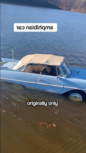 The Car That Drives on Water and Still Works Today 🚗🌊
