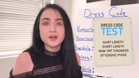 Dress codes target girls' clothing 90% of the time - and the shows that influenced fashion prove it