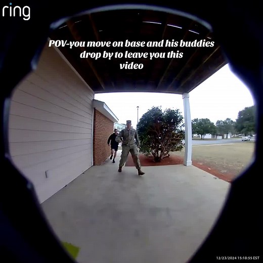 This audio came to mind when i first watched the ring footage 🤣 #milspouse #militarytiktok #marriedlife #milsotok #militarywife #militarywifelife #milspo #militaryhumor #militarymen #foryour #milso #airforcewife #militaryfamily #foryoupagethis #militarygirlfriend #militarylife #militaryspouse #armylife #armytok #battlebuddy #basehousing #militaryrelationship #militarygf #militaryhumor