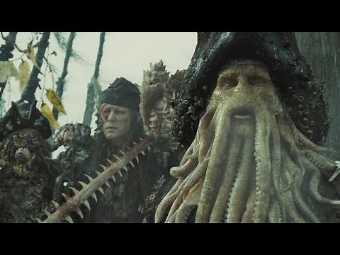 Pirates of The Caribbean 2 - Bets Fight Scene | Captain Jack Sparrow vs Captain Davy Jones