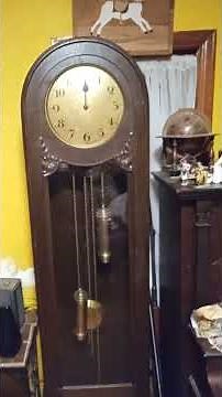 1907 grandfather clock chimes 12