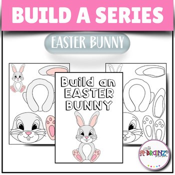Build an Easter Bunny Cut & Paste Craft & Writing Activities | Easter & Spring