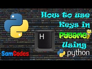 How to use Keys in Pygame using Python