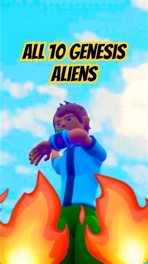 All 10 Genesis Aliens #ben10 #omnitrix #fancomic