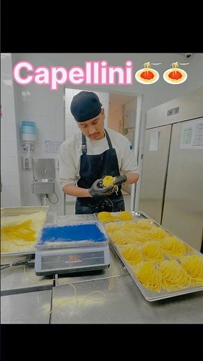 Capellini pasta- Thin, Fresh silky,Thin & Elegant Italian Classic.