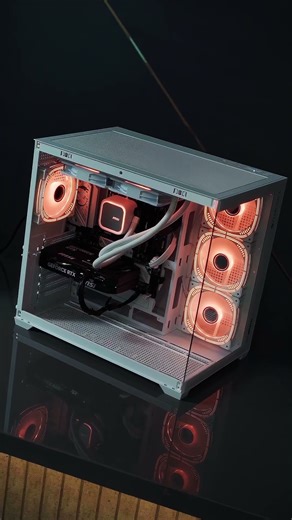 Essentials only😌#cleansetup #pcbuild #whitepc