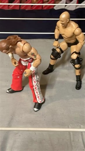 Stunner Compilation PT.2 #stonecold #wweactionfigures #wwestopmotion #shorts #shawnmichaels