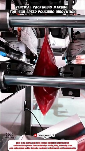 Vertical Packaging Machine for High Speed Pouching Innovation