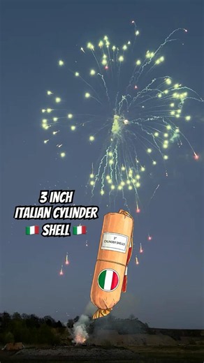 🇮🇹 CYLINDER SHELL 3 inch | Stars and Mermaids | Pirotecnica Catapano #feuerwerk #fajerwerki #pyro