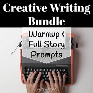 Creative Writing Prompts BUNDLE: Story Starters, Warmups, Organizers, Rubrics
