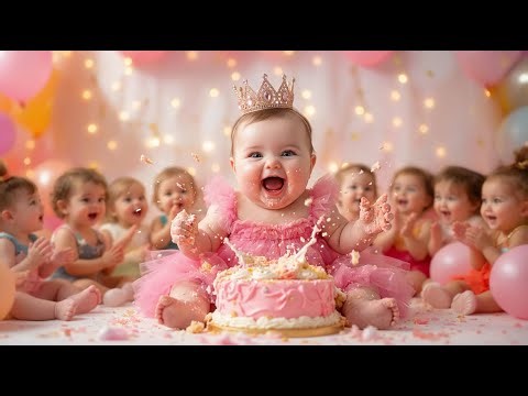 Happy Birthday Song for Kids 🎉 Baby Dance Party (2025) | Neela Tota | Cute Baby Dance Party