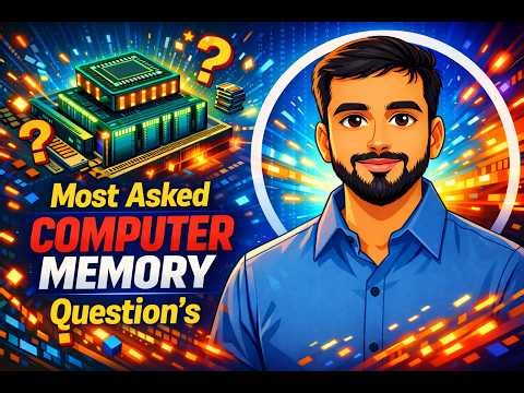 Most Asked Computer Memory Questions You Must Know | MCQs + Concepts Part -1 @BinaryBits-ByHarshit