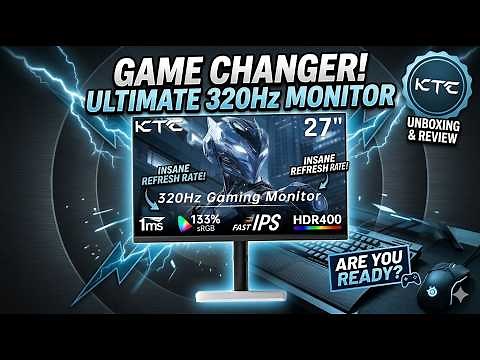This 300Hz 2K Gaming Monitor Is INSANELY Fast! ⚡ KTC H27E6 Review