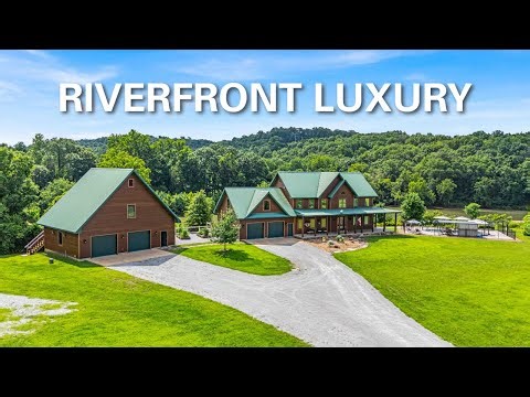 Luxury Riverfront Estate in Tecumseh, MO | Incredible Ozarks Trophy Trout Fishing!