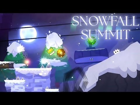 "Snowfall Summit" By QuixonicGD 100% (All Coins) Daily Level [Geometry Dash 2.2]