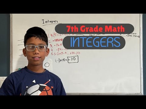7th Grade Math - Topic 1 : Integers