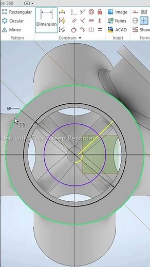 Manifold Modeling in Autodesk Inventor | PART-8 | SHORTS | (Step by Step) | DEVELOPMECH