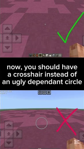 how to make pocket edition actually playable #fyp #shorts #minecraft #minecraftsettings