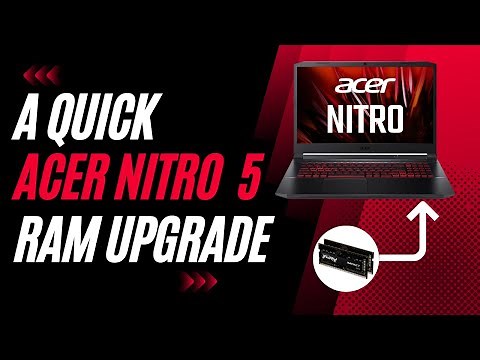 A Quick Guide: Acer Nitro 5 (AN515-54) RAM Upgrade